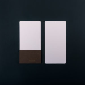 Pack of 4 DL CARDS (10.5x21 cm) - pole colour