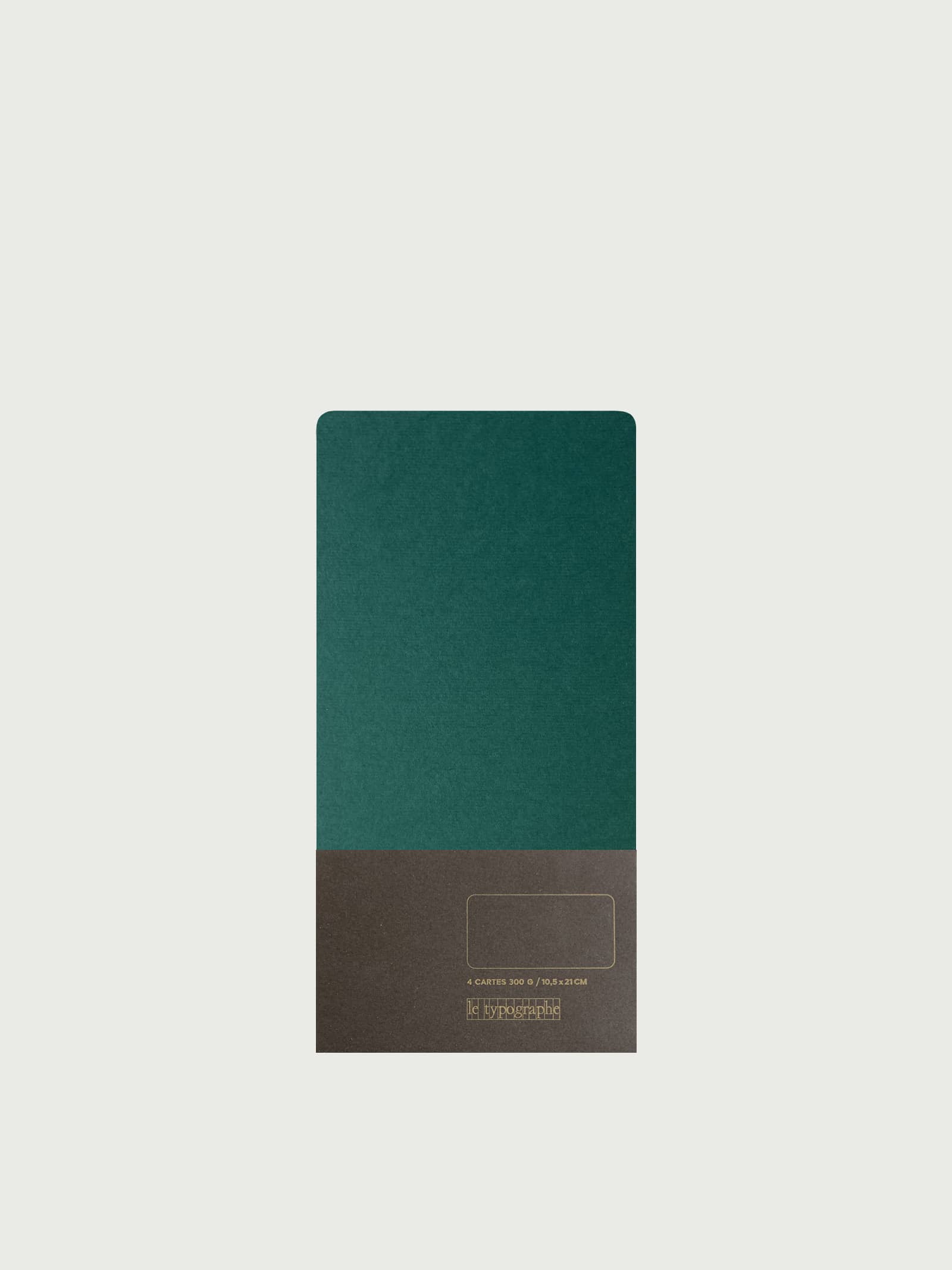 Paquet de 5 CARTES A6 - couleur herbe