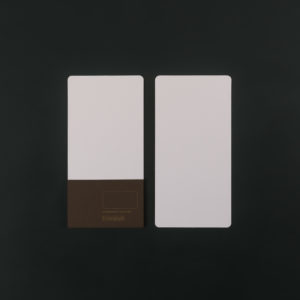 Pack of 4 DL CARDS (10.5x21 cm) - champagne colour
