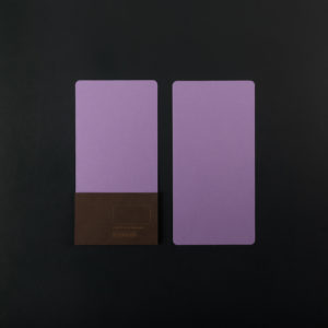 Pack of 4 DL CARDS (10.5x21 cm) - wisteria colour