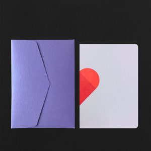 jolie carte cœur pour la saint valentin