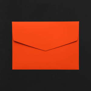 Pack of 3 C5 ENVELOPES - neon orange colour
