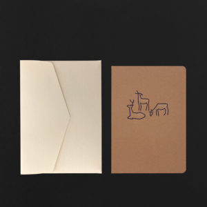 carte de noel 3 rennes