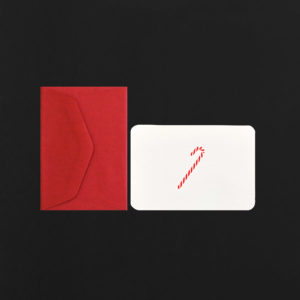 Mini carte SUCRE D'ORGE+ enveloppe rouge