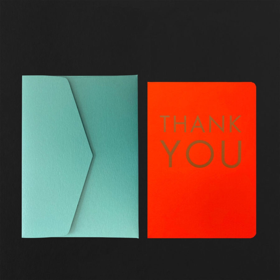 thank you card