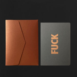 Carte FUCK + env cuivre
