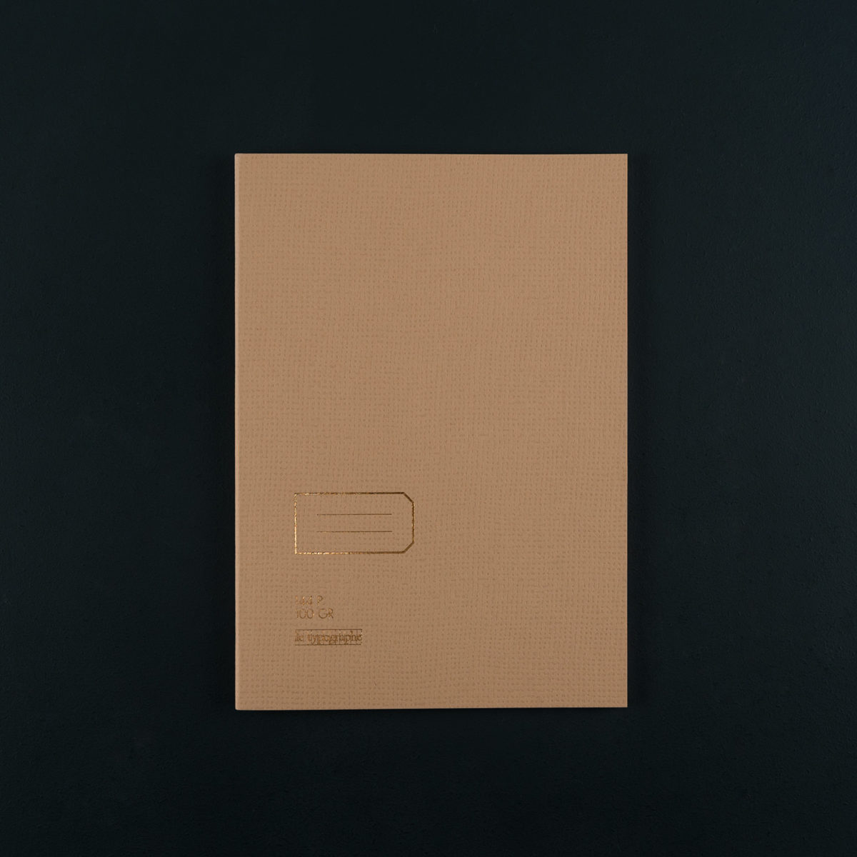 CAHIER SOUPLE A5+ pages blanches le typographe Qualité typo