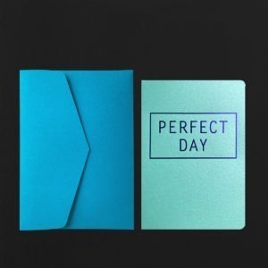 Carte PERFECT DAY + env bleuet