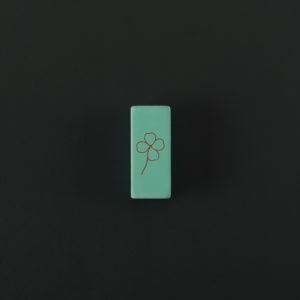 SOFT COLORED ERASER green clover