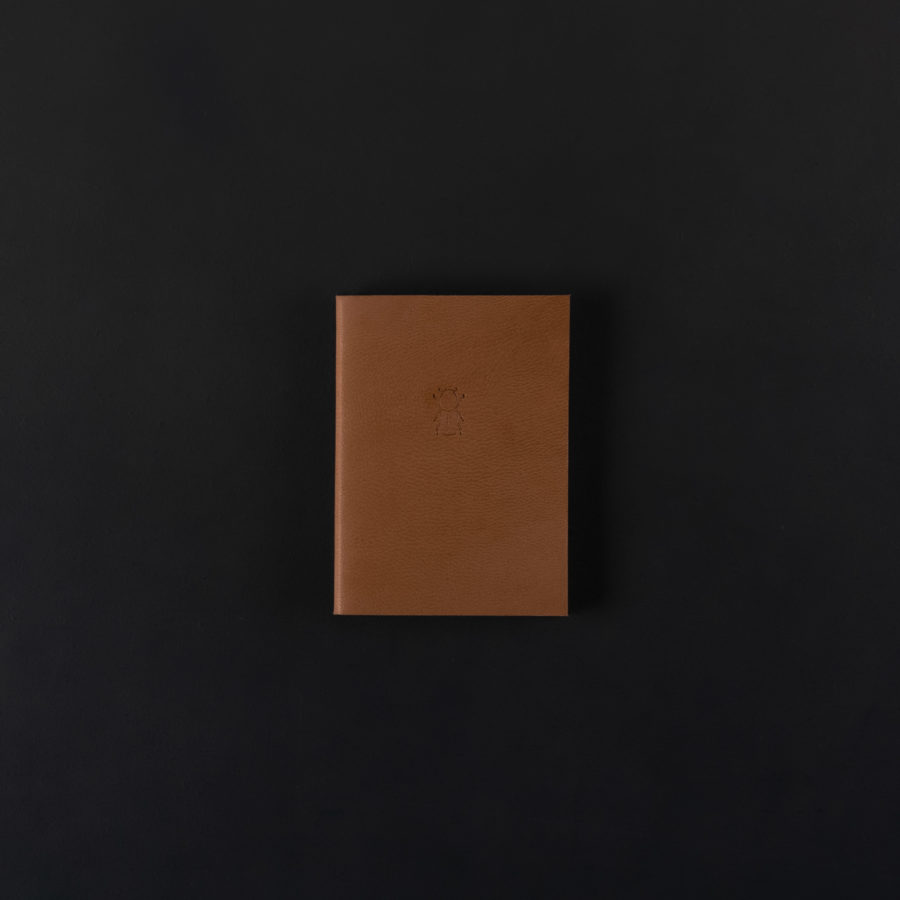 MINI CARNET CUIR spéculoos 7x9.5cm