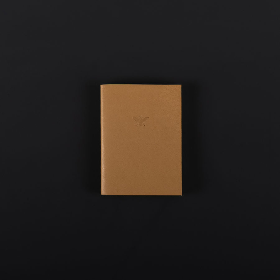 MINI LEATHER NOTEBOOK speculoos 7x9.5cm