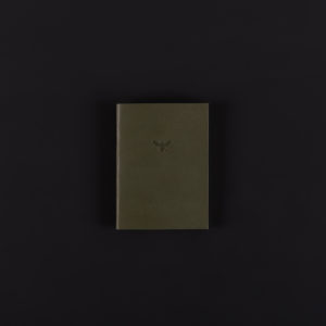 MINI LEATHER NOTEBOOK green clay 7x9.5cm