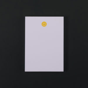 A6 NOTEPAD SMILEY yellow
