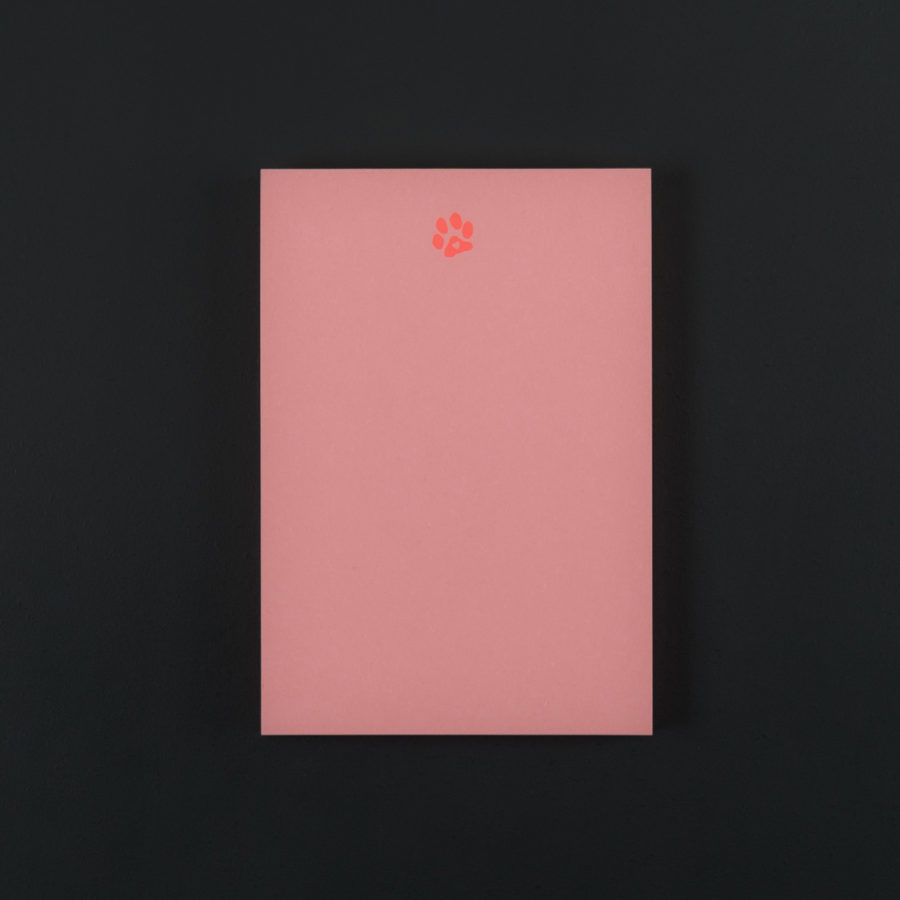 BLOC NOTE B6 PATTE DE CHAT