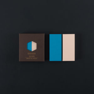 DUO MEMO / 2 NANO BLOCS NOTE ivoire et bleuet