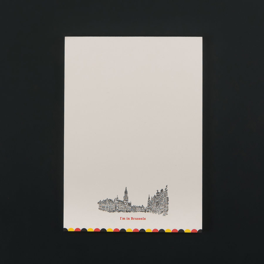 BLOC NOTE A5 - I AM IN BRUSSELS - Grand Place de Bruxelles