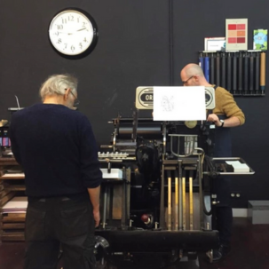 le typographe in Brussels and Nantes: where paths cross and passions are revealed