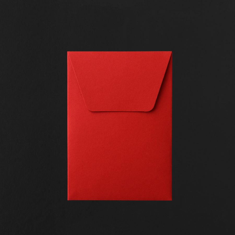 ENVELOPPE C6 pochette carmin