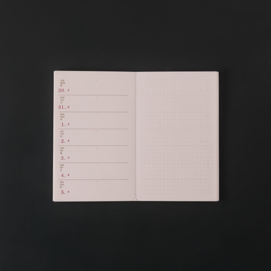 2026 A6 weekly DIARY - overseas and moss
