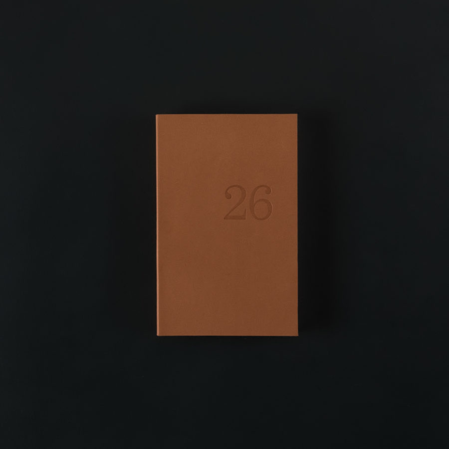 2026 weekly LEATHER DIARY - deer