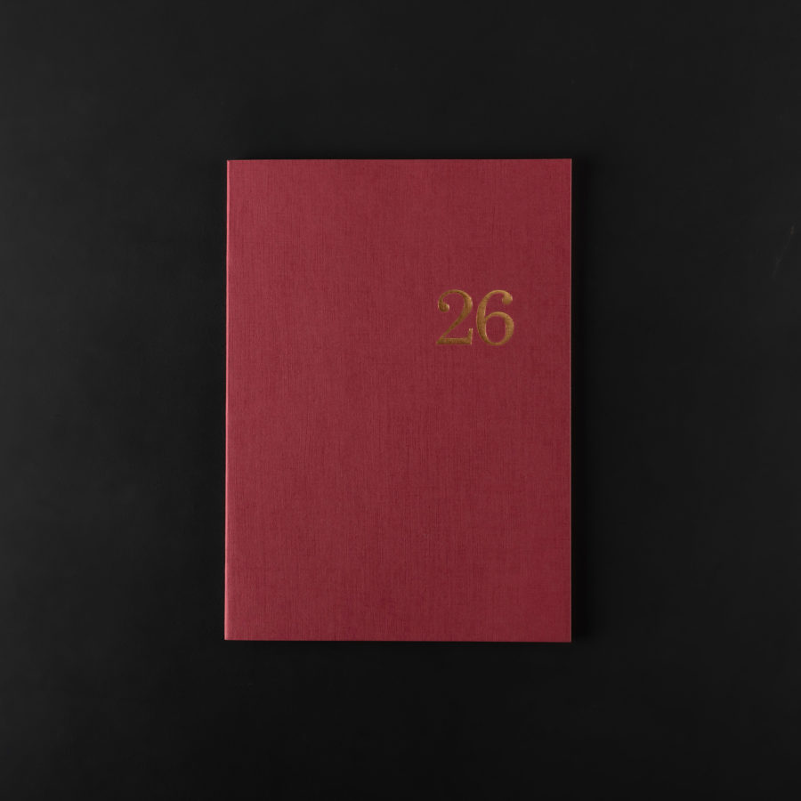 AGENDA MENSUEL 2026 A5+ framboise