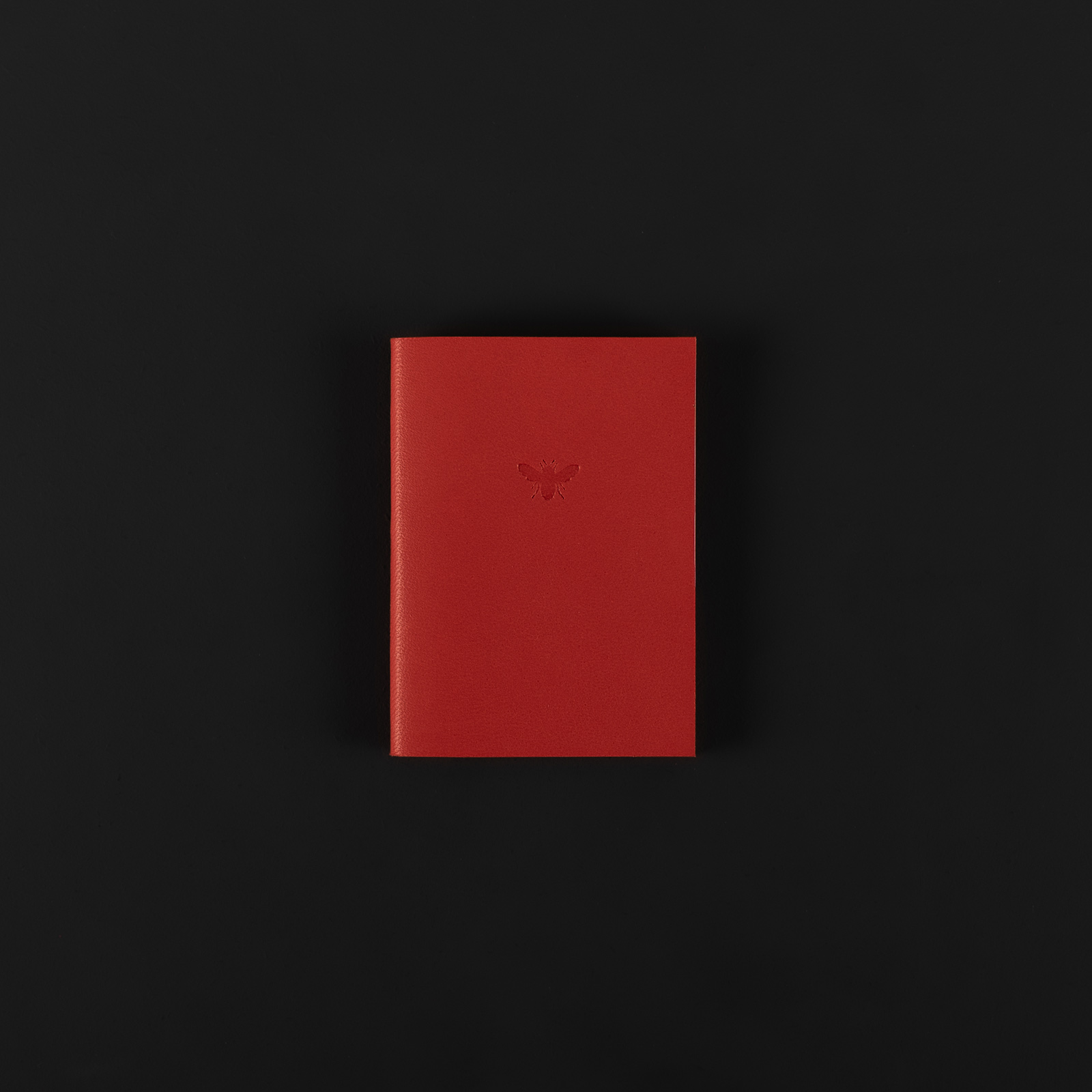 MINI CARNET CUIR rouge baiser 7x9.5cm