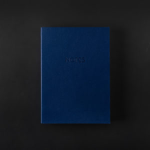 A5 LEATHER NOTEBOOK abyss blue