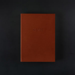A5 LEATHER NOTEBOOK rust
