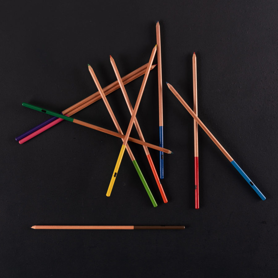 ULTRA SLIM COLORED PENCILS X10