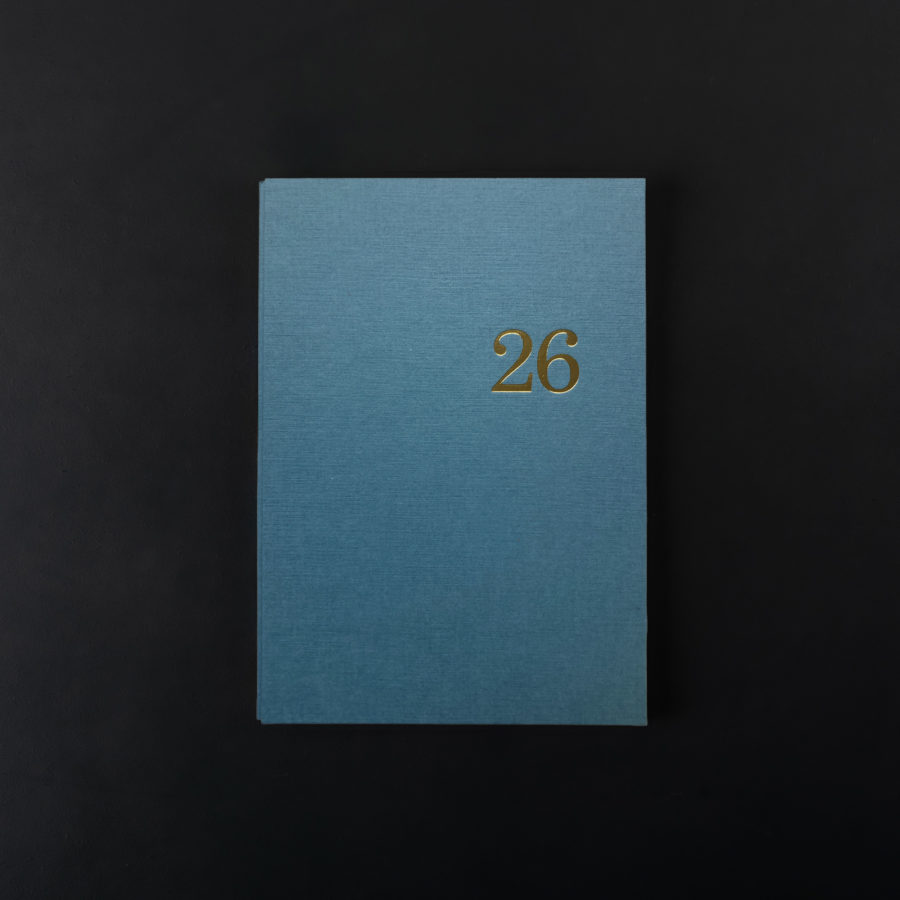 AGENDA RIGIDE MENSUEL + NOTES 2026 A5+ - mer bleue