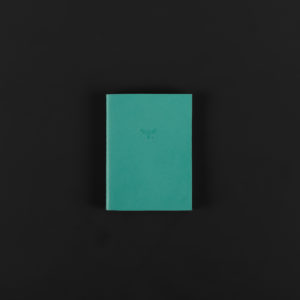 MINI CARNET CUIR vert d'eau 7x9.5cm