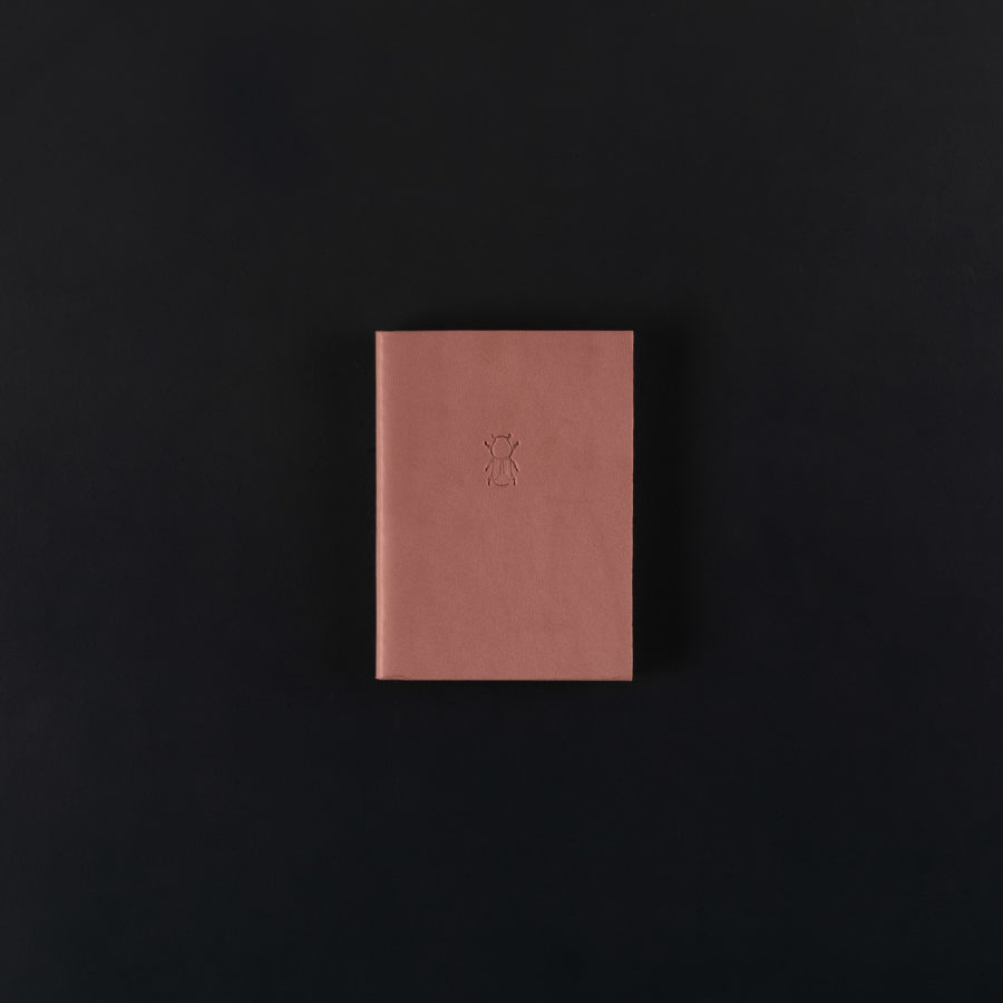 MINI LEATHER NOTEBOOK powder pink 7x9.5cm