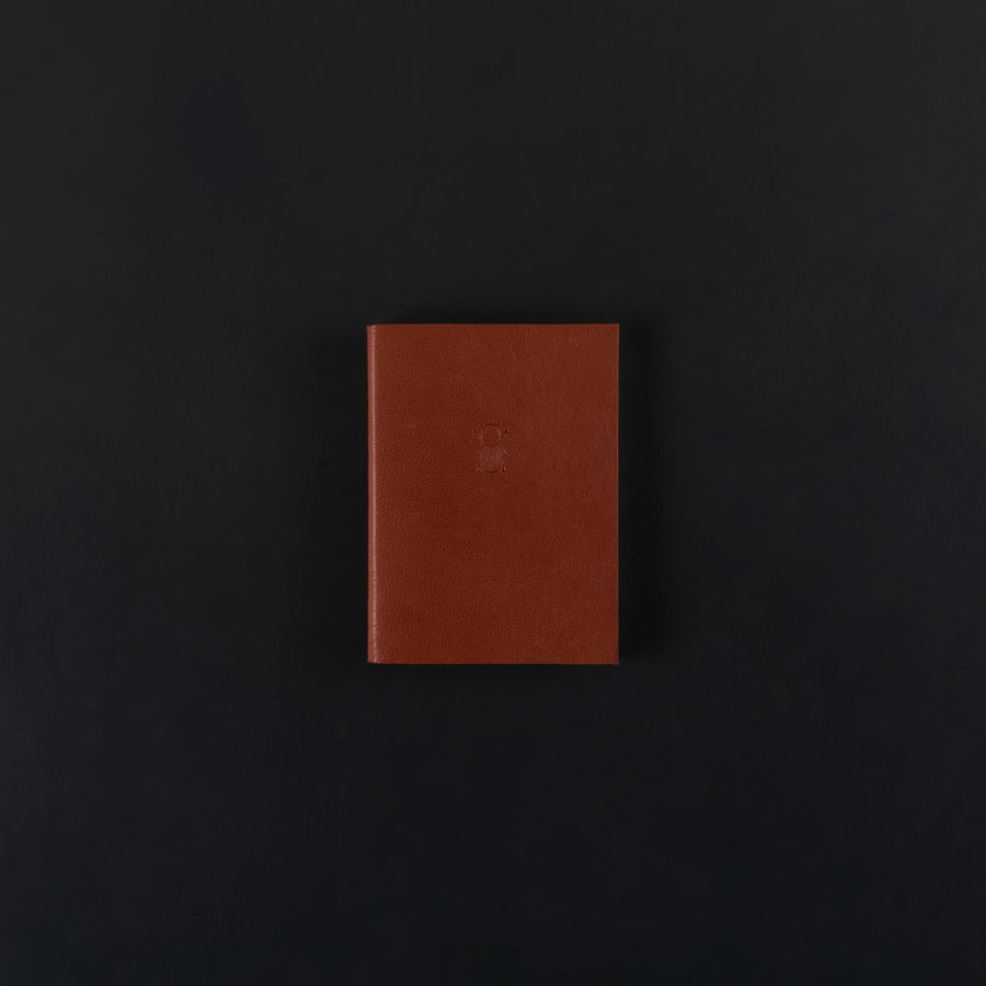 MINI LEATHER NOTEBOOK rust 7x9.5cm