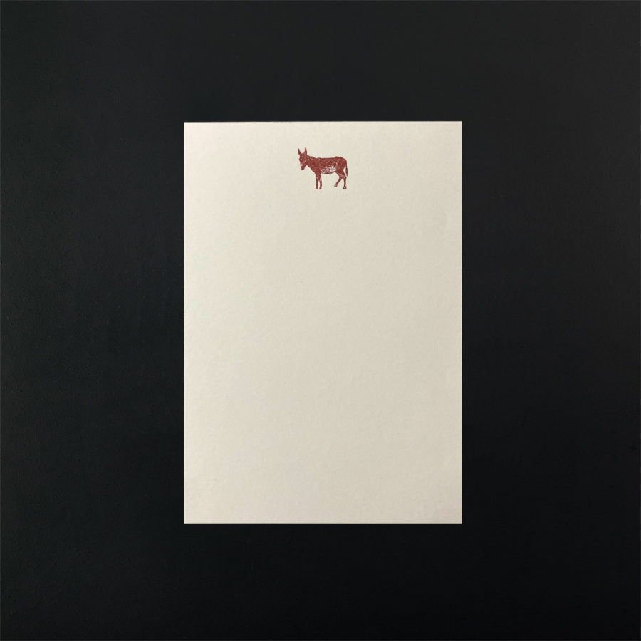 B6 NOTEPAD DONKEY brown