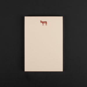 BLOC NOTE B6 ANE brun