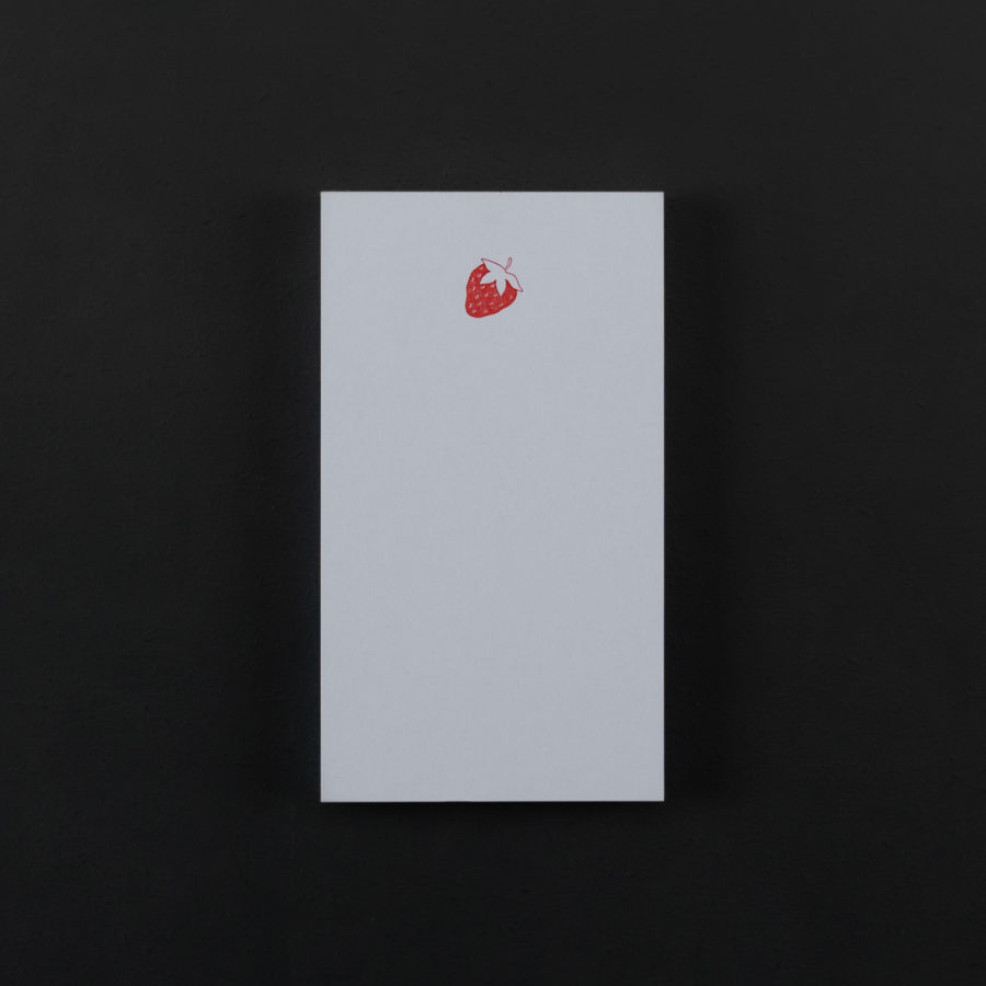 MINI NOTEPAD strawberry