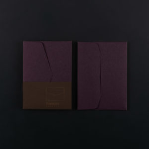 Pack of 5 C6 ENVELOPES - Plum
