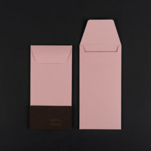 Pack of 4 DL ENVELOPE (11×22 CM) – camellia colour