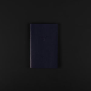 A6 LEATHER NOTEBOOK night blue