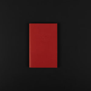 CARNET CUIR A6 souple rouge baiser