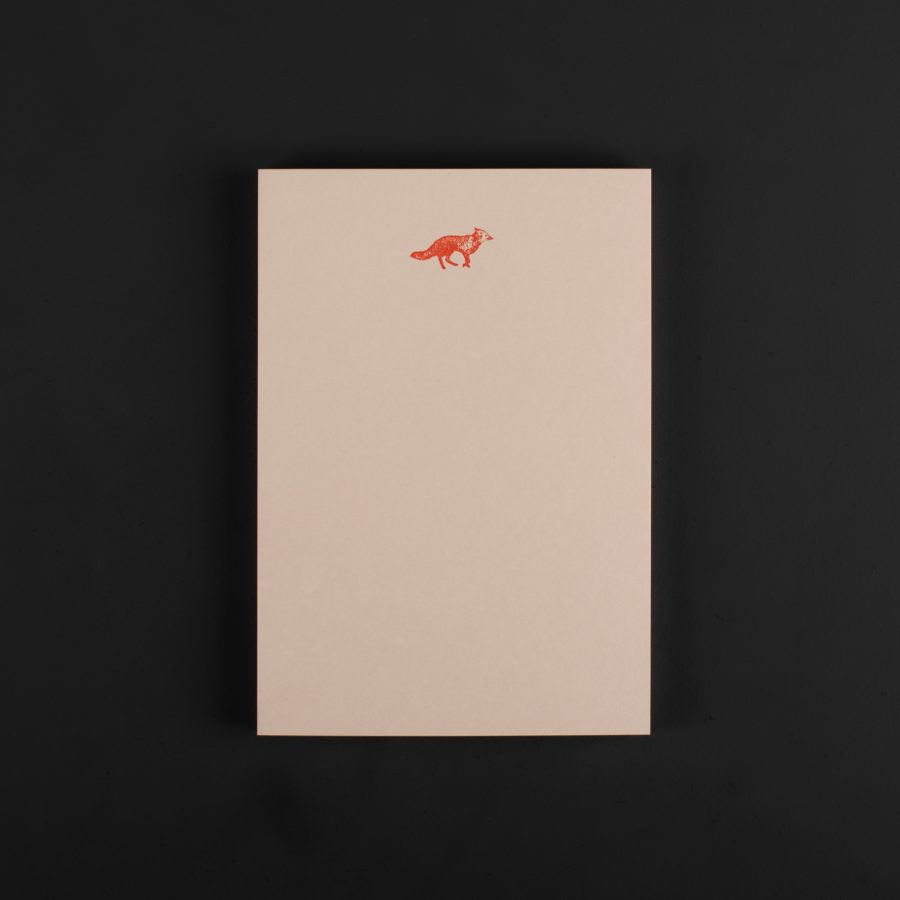 B6 NOTEPAD FOX red