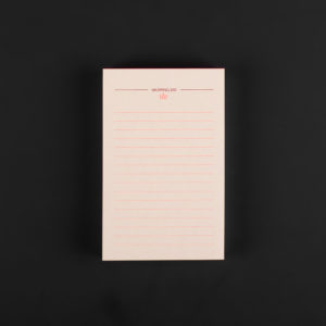 BLOC SHOPPING LIST 9X14cm corail 240g