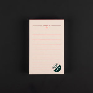 BLOC SHOPPING LIST 9X14cm corail 240g
