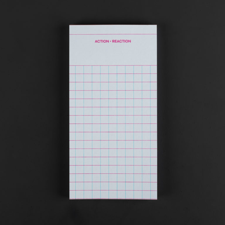 DL NOTEPAD ACTION REACTION myosotis