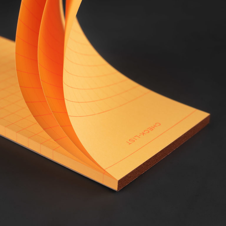 DL NOTEPAD CHECK LIST buttercup