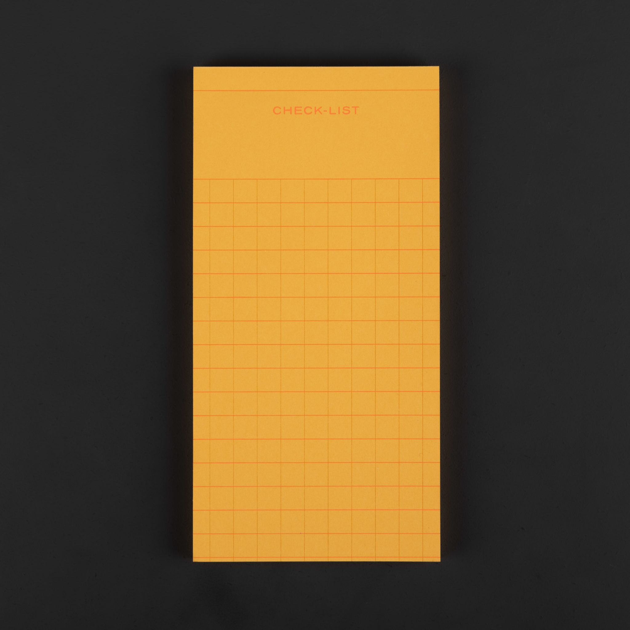 DL NOTEPAD CHECK LIST buttercup