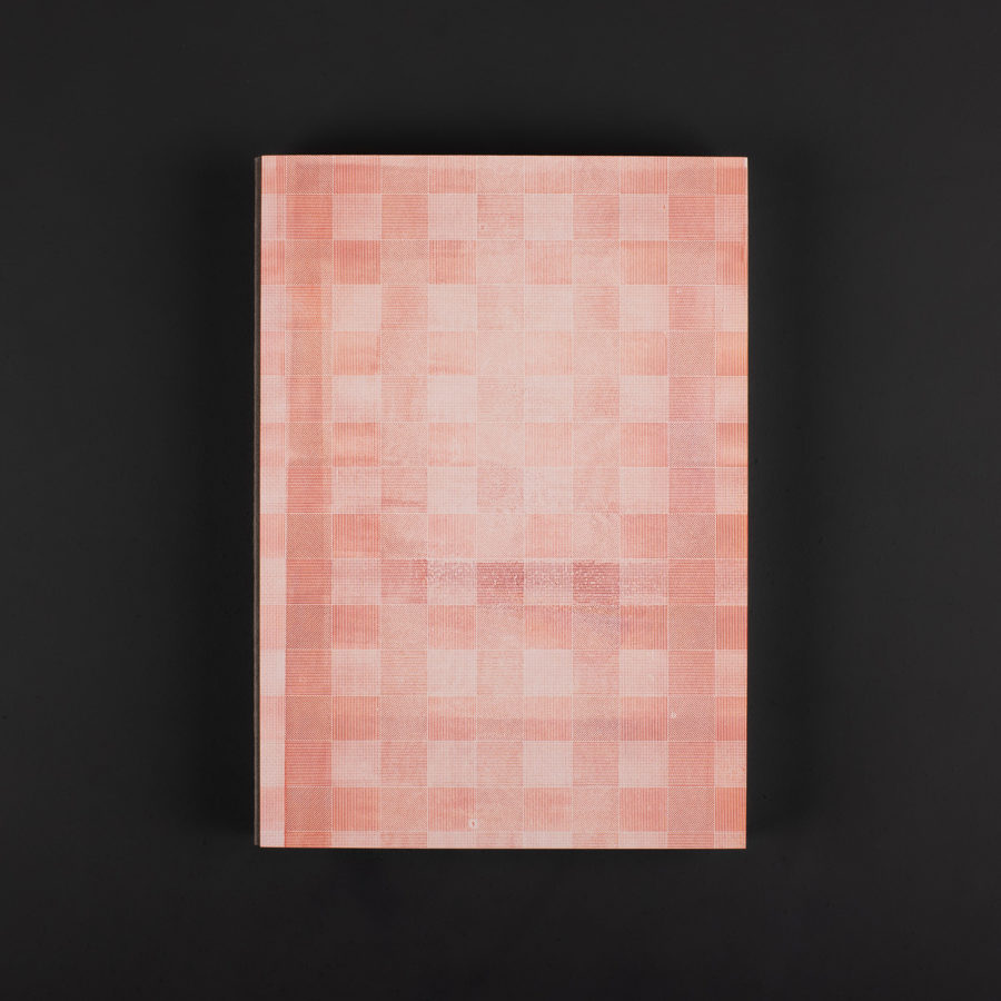 A5+ HARD COVER NOTEBOOK red square (one-of-a-kind)