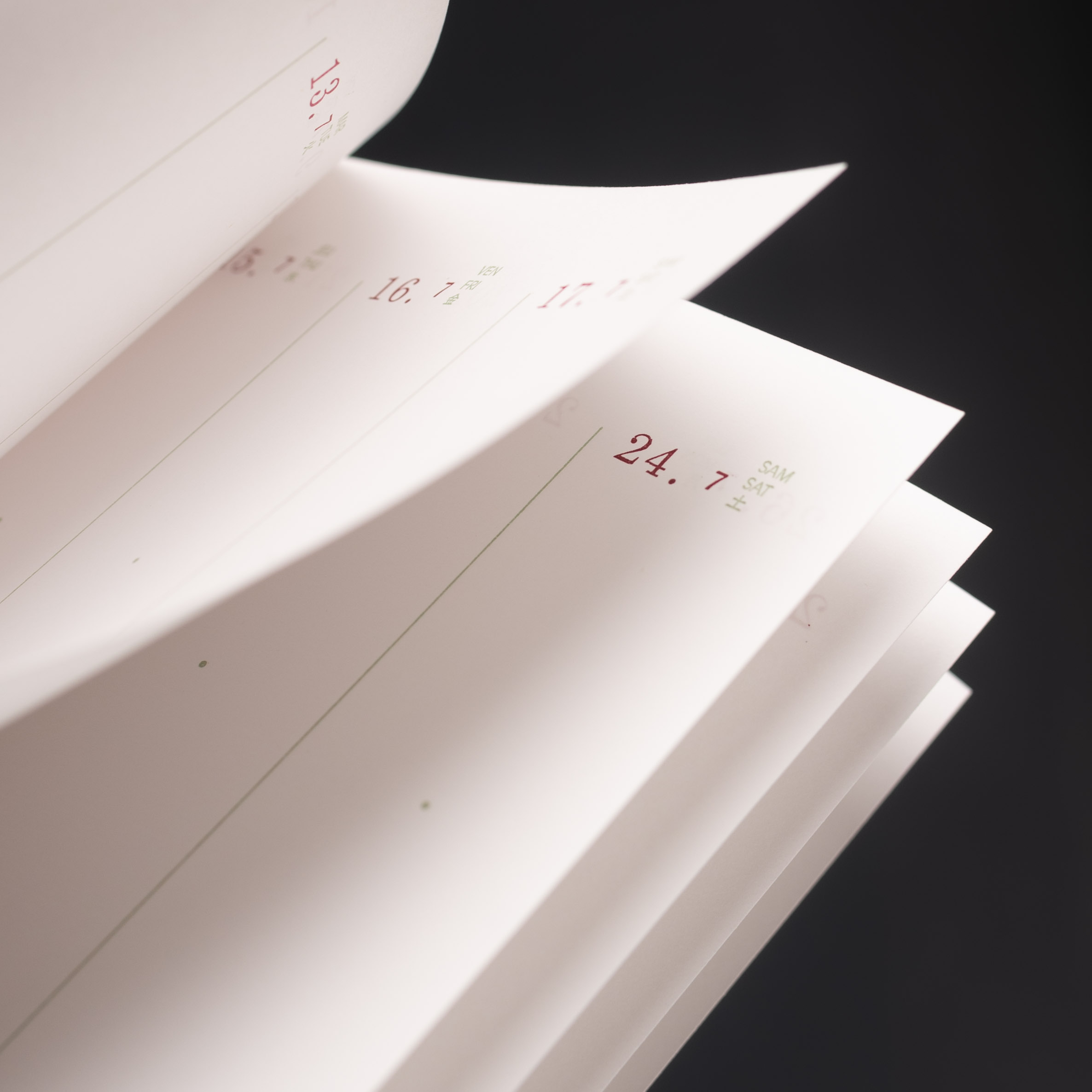 AGENDA HEBDOMADAIRE 2027 CUIR grès des Vosges – Image 3