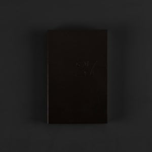 AGENDA HEBDOMADAIRE 2027 CUIR noir