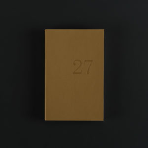 AGENDA HEBDOMADAIRE 2027 CUIR speculoos